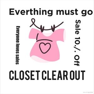 Closet clear out